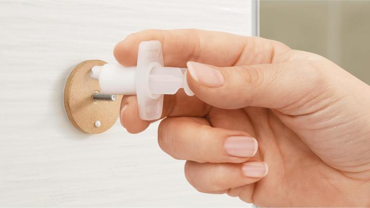 Actual product image tesa DRAAD shower basket incl. adhesive solution without drilling
