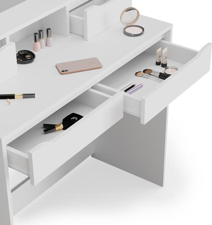 Produktbild Vicco Ruben mit Hocker und Beleuchtung (100 x 42 x 150 cm)