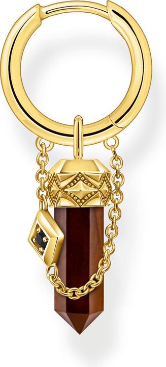 Immagine prodotto Thomas Sabo Creola singola con ciondolo occhio di tigre rosso placcato in oro (Argento 925)