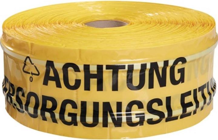 Actual product image Multicoll Cordon tape imprint: Caution Utility pipe/cable width 150 mm length 250 m yellow yellow (150 mm)