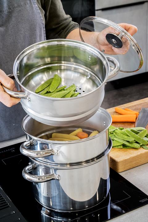 Actual product image Kitchen Craft Food Steamer (Steam cooker, Stainless steel)