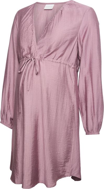 Produktbild Mamalicious Normal geschnitten V-Ausschnitt Elastische Bündchen Kurzes Kleid Kleid (XXL)