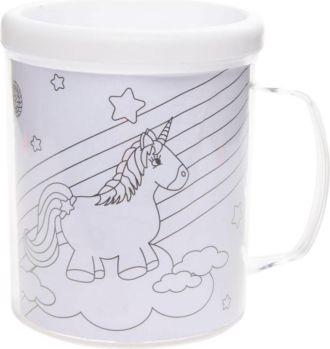 Actual product image Colour your own mug unicorn