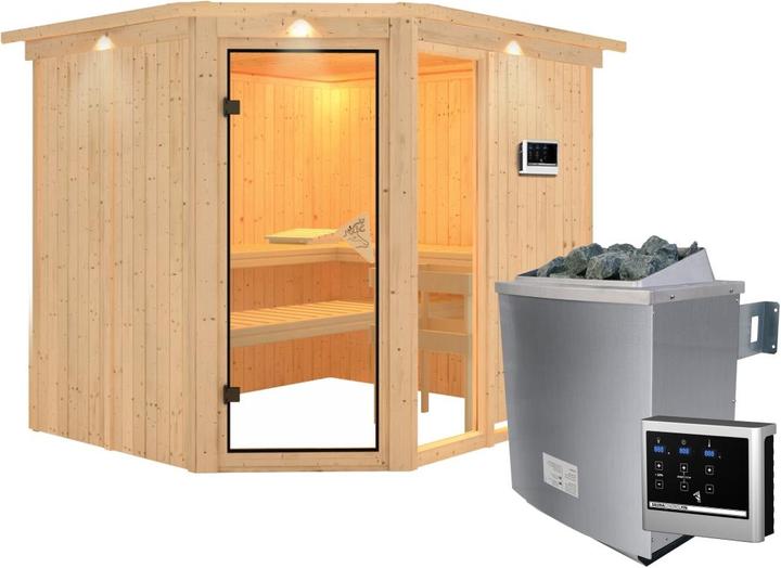 Image du produit Karibu Fiona 3 avec couronne de toit (Contrôle externe de 9 KW)