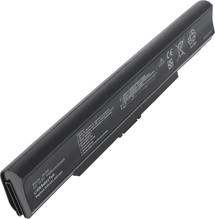Actual product image ASUS Battery P31 Series, P41 Series Battery A32-U31, A42-U31 (8 Cells, 4400 mAh)