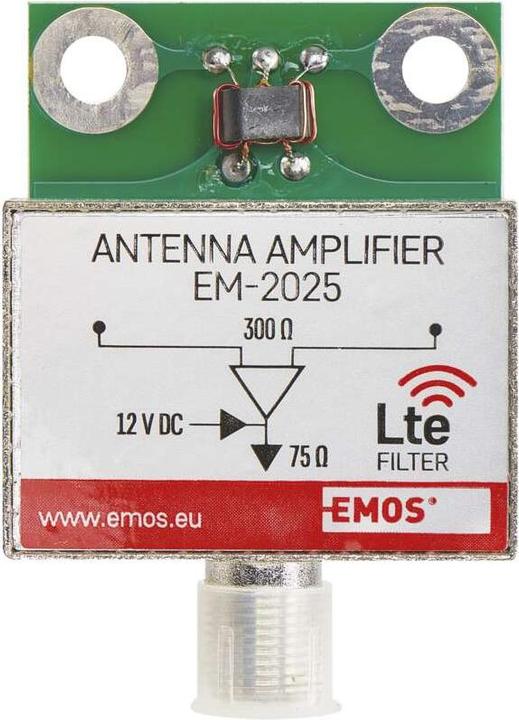 Image du produit Emos Préamplificateur d'antenne 25dB VHF/UHF (Amplificateur)