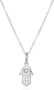Produktbild Agato Silver Hamsa Necklace - Hand Of Fatima With Chain And Pendant