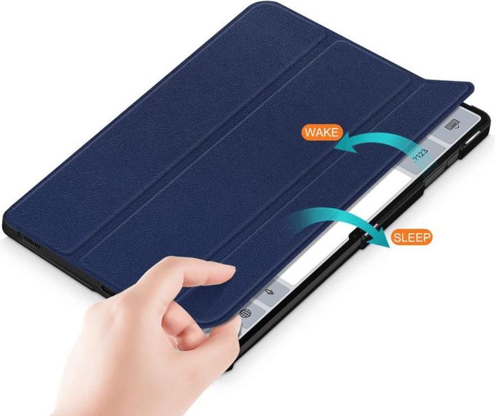 Actual product image Cover-Discount Galaxy Tab S9 Ultra - Tri-fold Smart Case blue (Galaxy Tab S9 Ultra)
