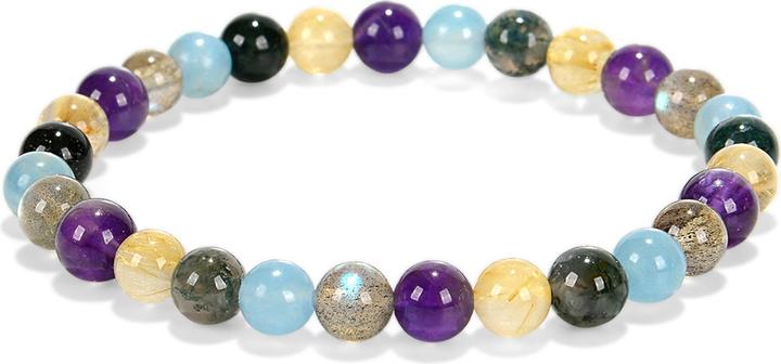 Actual product image Leyda Respiratory Organs & Circulation Bracelet (17.50 cm, Coloured stone)