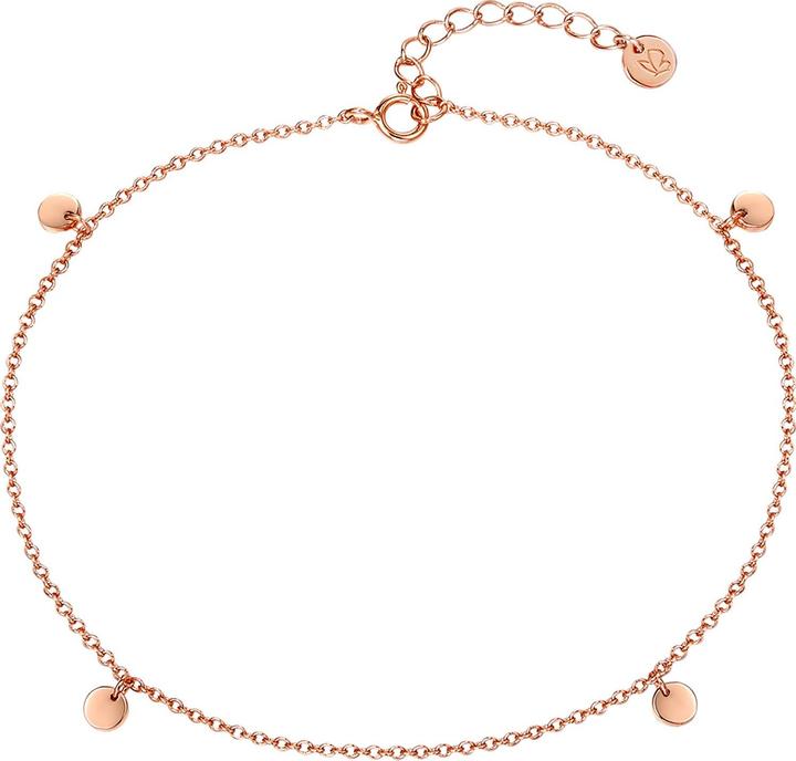 Produktbild Glanzstücke München Damen Kreis Sterling Silber roségold 22,0 cm Basiskette + 3,0 cm Verlängerung - 23954 (Sterling Silber, 22 cm)