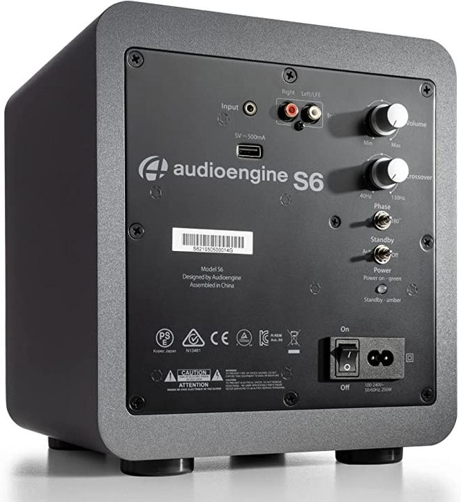 Actual product image Audioengine S6 Powered Subwoofer (1 pcs., 140 W)