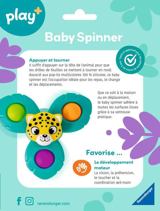 Image du produit Ravensburger Baby spinner léopard