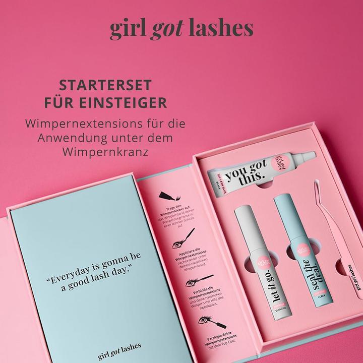 Produktbild Girl got lashes Wimpern-Starterset mit Applikator & Remover (Künstliche Wimpern)