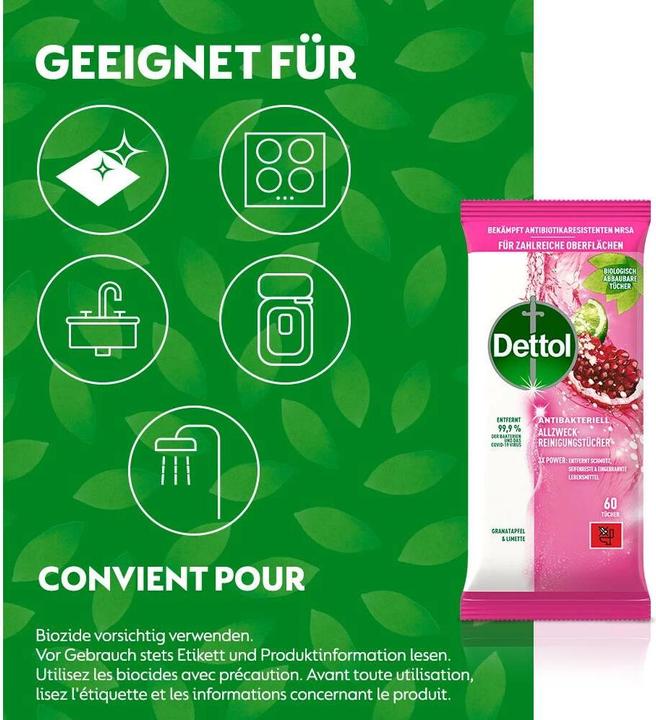 Produktbild Dettol Allzweck Reinigungstücher
