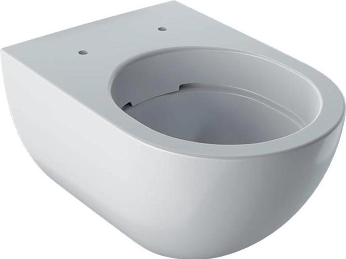 Actual product image Geberit rimless low-level WC Acanto wall-hung white Keratec 500600018