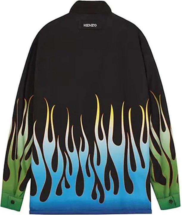 Actual product image Kenzo Flame Print Reversible Jacket (L)