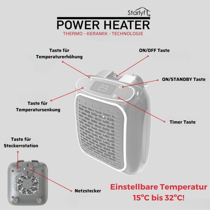 Produktbild Starlyf Power Heater (800 W)