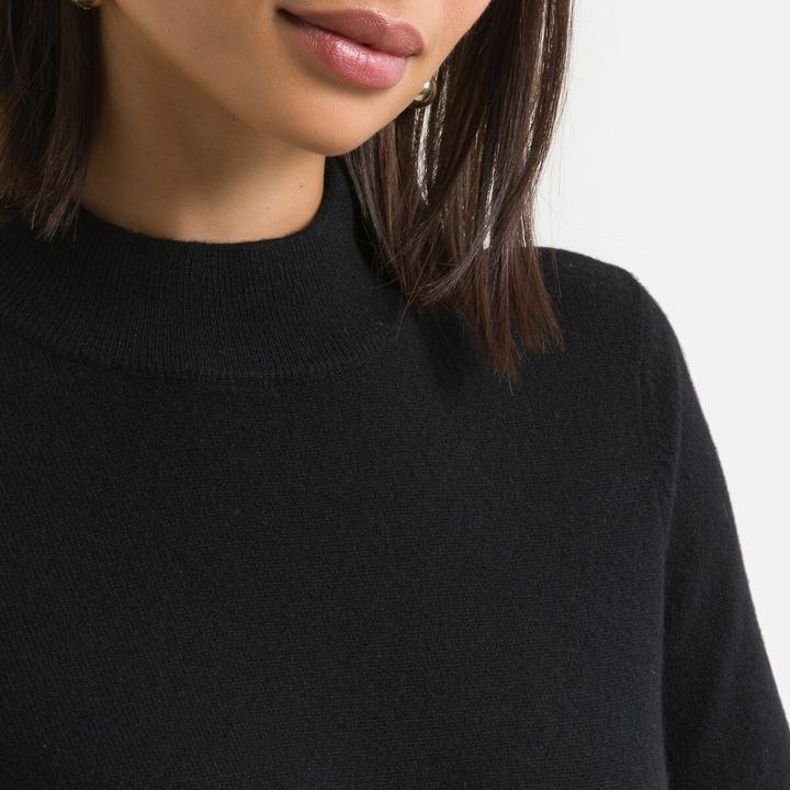 Actual product image Anne Weyburn Stand-up collar jumper (W32/L34)
