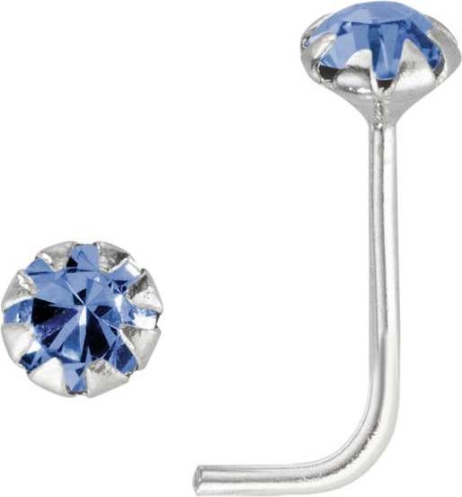 Actual product image Bijouteria Nose piercing (Crystal, Silver 925)