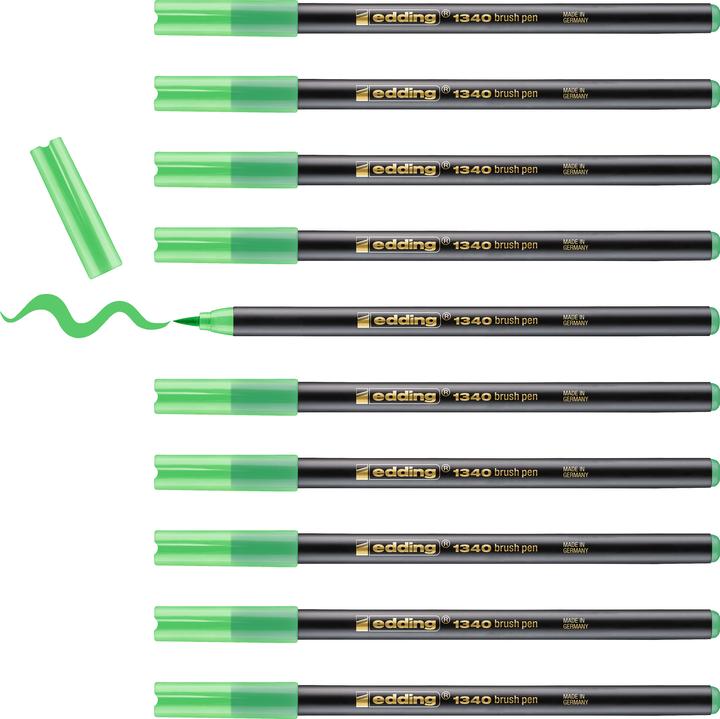 Immagine prodotto Edding Pennello 1340 (Nero, Verde, 1 x)