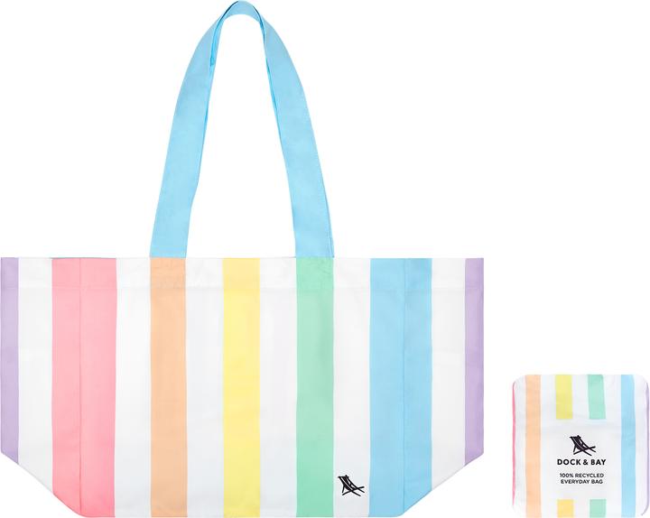 Actual product image Dock & Bay Travel Tote Bag CABANA Unicorn Waves (14 l)