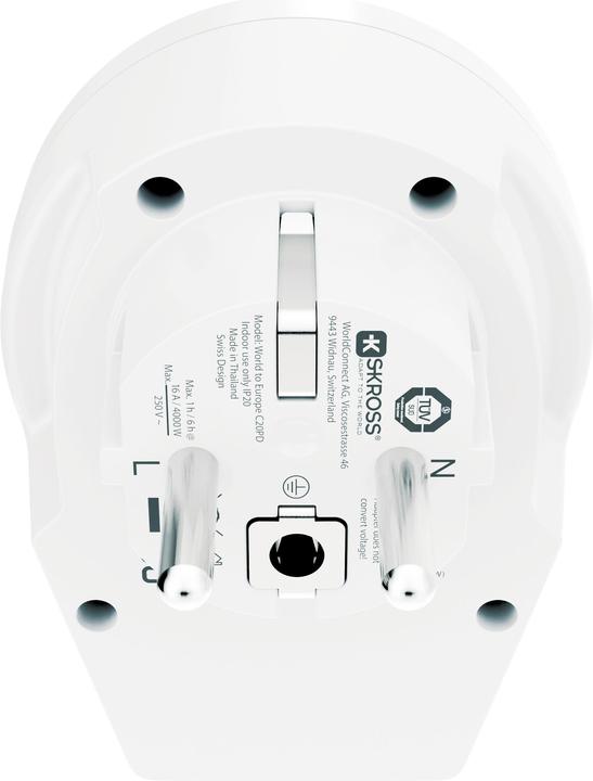 Actual product image Skross World Adapter - World to Europe