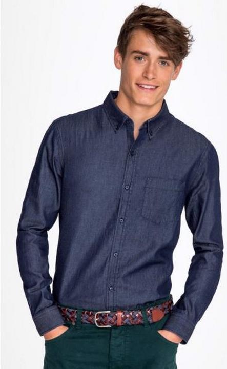 Image du produit Sols Chemise en denim à manches longues Barry (L)