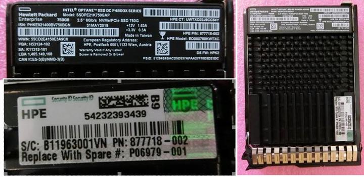 Produktbild HPE DRV SSD 750GB SFF NVMe x4 WI (750 GB)
