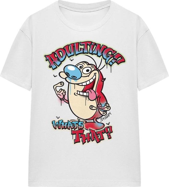 Produktbild Ren & Stimpy Adulting Whats That? TShirt (XL)