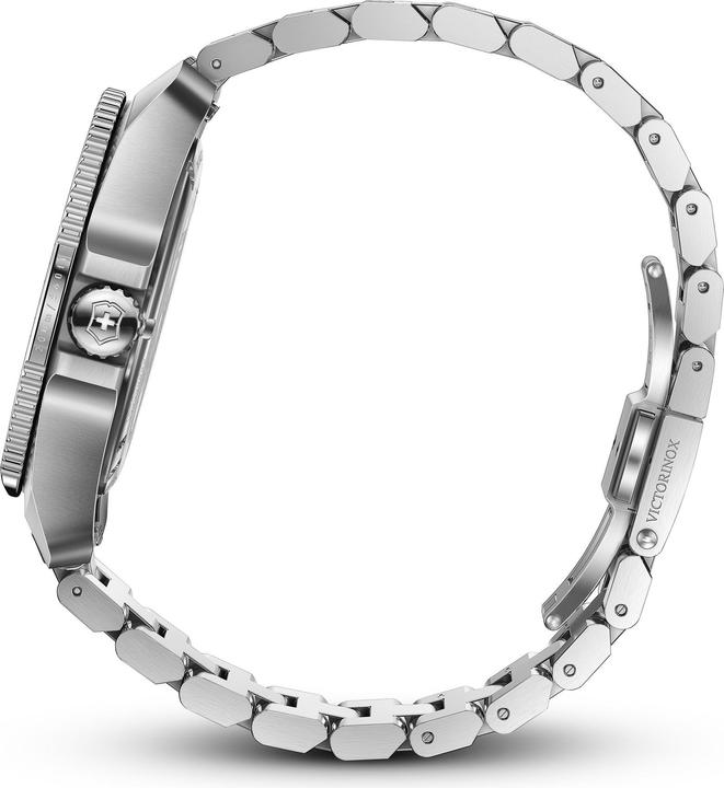 Produktbild Victorinox Journey 1884, Taucheruhr, Herrenuhr, 43 cm, Ziffernblatt schwarz, Edelstahl Armband silber (Taucheruhr, 43 mm)