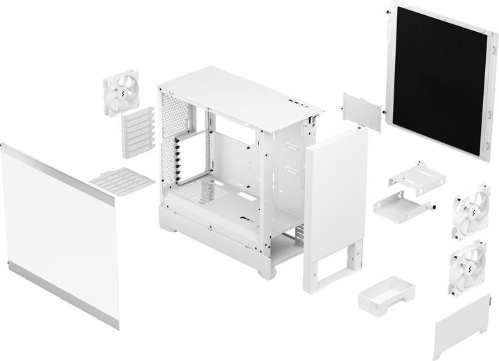 Actual product image Fractal Pop Silent TG (mATX, Mini-ITX, ATX)