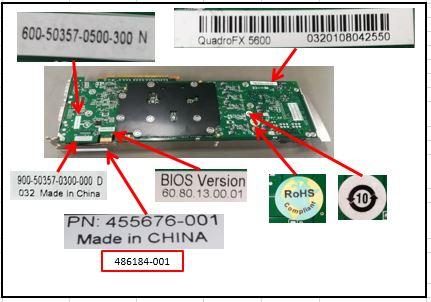 Immagine prodotto HPE BD FX560 QUADRO 1.5GB PCIE