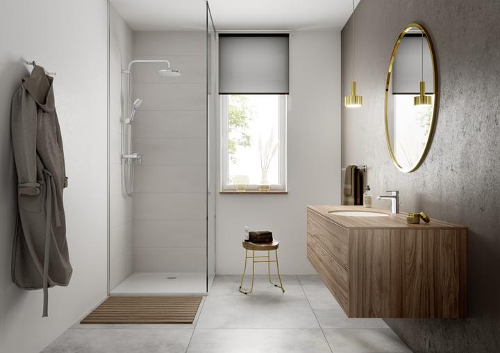 Actual product image hansgrohe Vernis Blend Einhebel-Waschtischarmatur 100 mit Zugstangen-Ablaufgarnitur