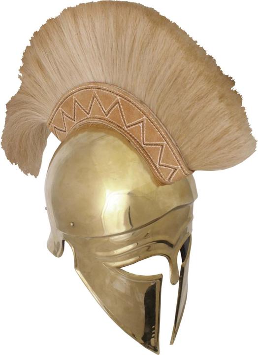 Actual product image Battle Merchant Italian corinthian helmet with brass crest