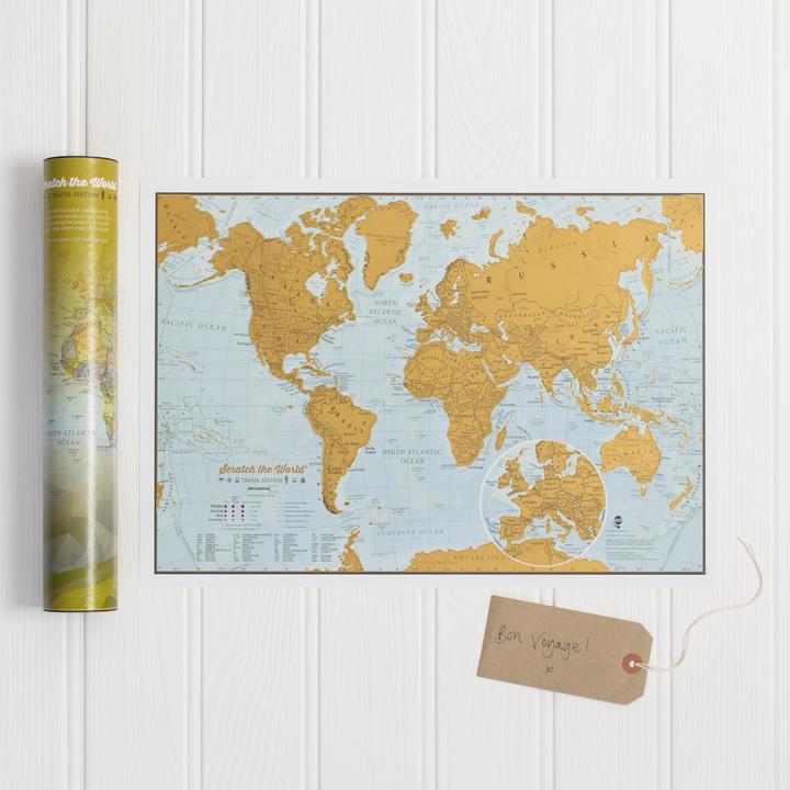 Produktbild Maps International Scratch the World travel
