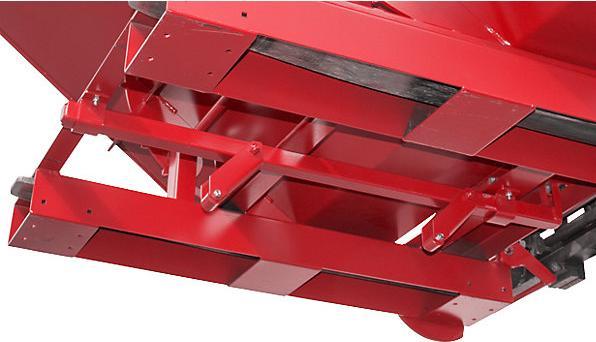 Actual product image eurokraft pro Automatic tilting skip, capacity 0.6 m³, red RAL 3000. (600 l)