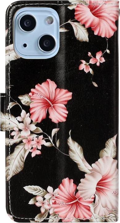 Actual product image Ueli Express iPhone 13 Mini Book Case Case with Card Holder Retro Flowers (Apple iPhone 13 mini)