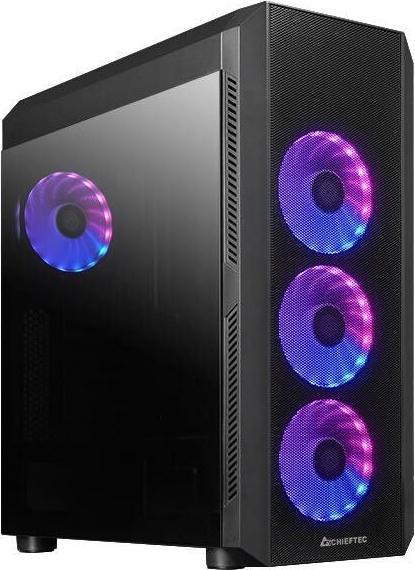 Image du produit Chieftec CASE MIDITOWER ATX W/O PSU/SCORPIO4 GL-04B-UC-OP (Mini-ITX, ATX, mATX)