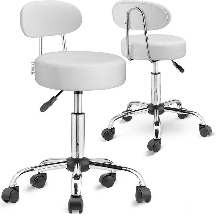 Set di 2 bianchi con schienale