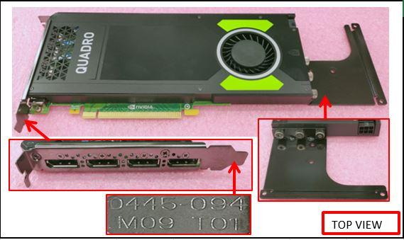 Immagine prodotto HPE NVIDIA QUADRO M4000 PCIE, X 16 (8 GB)