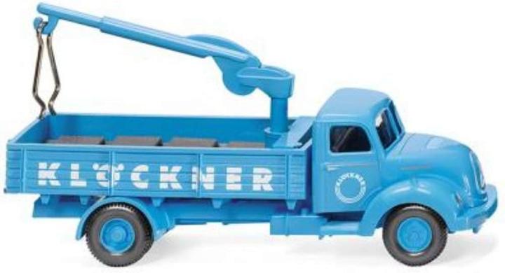 Produktbild Wiking Magirus Sirius Pritschen-Lkw mit Ladekran "Klöckner