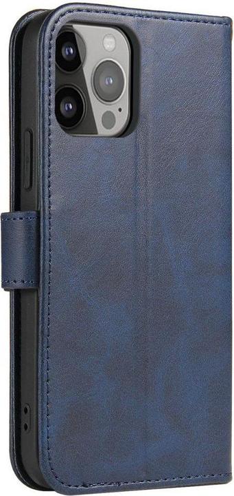 Image du produit Hurtel Etui magnétique avec rabat et porte-monnaie - bleu (Samsung Galaxy S24+)