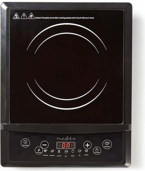 Actual product image Nedis KAIP113CBK1 - Indukční Vařič | 2 000 W | Ochrana proti přehřátí | Černá | Časovač | Funkce Tu