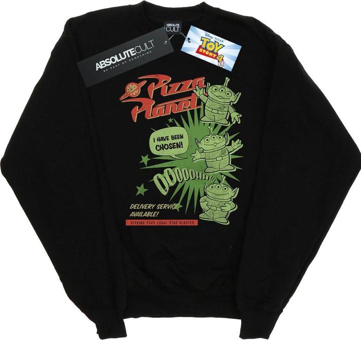 Disney Toy Story 4 Pizza Planet Little Green Men Sweatshirt (S)