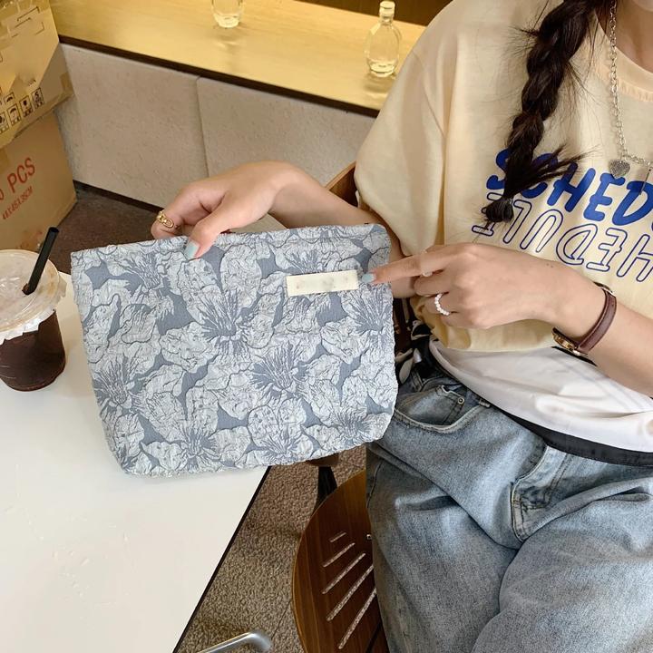 Only-Bags.Store Grosses Fassungsvermögen Waschtasche Kupplung Kosmetiktasche Beutel Multifunktionale tragbare