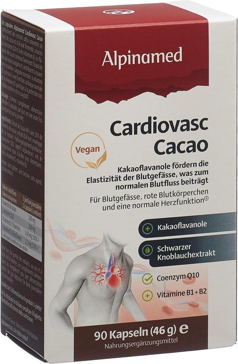 Actual product image Alpinamed Cardiovasc Cacao Caps 90 Capsules (90 Piece, Capsules, 93 g)