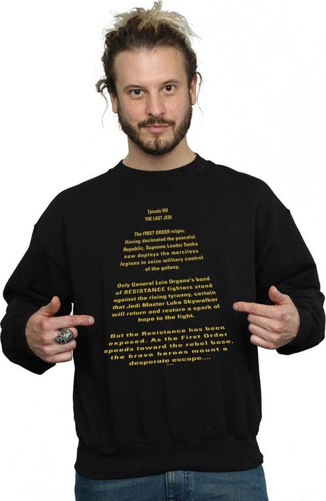 Produktbild Star Wars The Last Jedi Opening Crawl Sweatshirt (S)