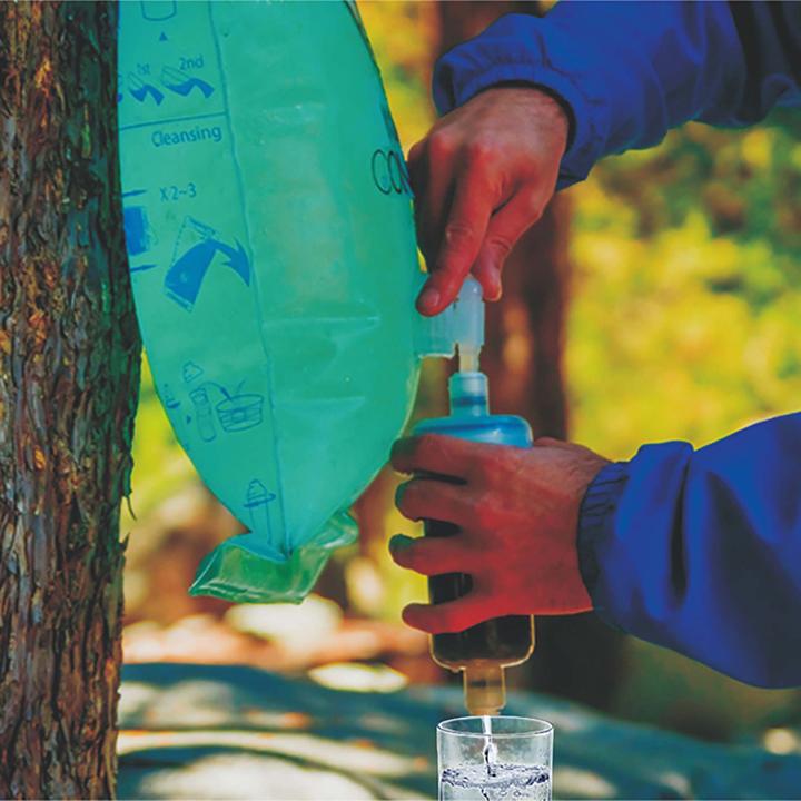 Image du produit Naturewater NW-5-EWP Filtre Mobile d’eau Survie Purificateur Urgence 4 Étapes Sachet 10L Outdoor