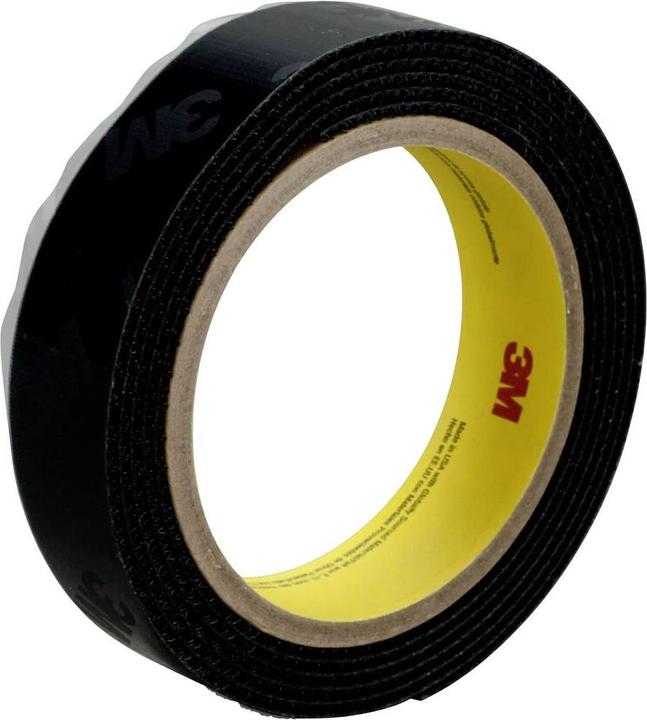 3M Adhesive Velcro tape (L x W) 45.72m x 50.8mm Black 1pc. (50.80 mm)