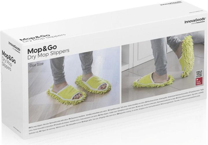 Produktbild InnovaGoods Mopp-Hausschuhe für Erwachsene - Gelb (1 Stk.)